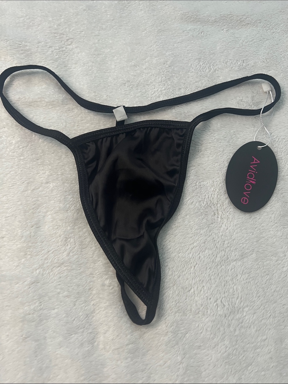 🖤✨ NWT — Customizable Avidlove Minimalist Micro V-String Thong ✨🖤